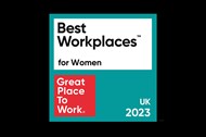 UK Great Place to work for Woman logo